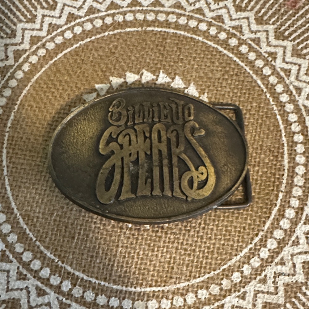 Vintage Brass Billie Jo Spears Belt Buckle